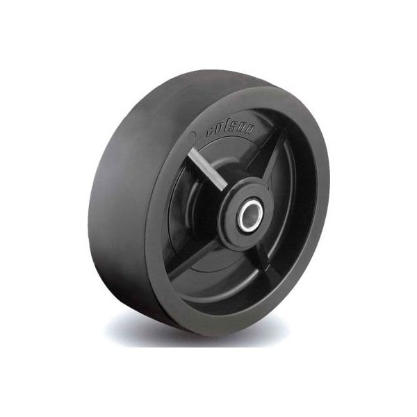 Colson 2 Series Wheel 5.00006.839 WS - 6 x 2 Polyolefin 1/2 Straight Roller Bearing - Black